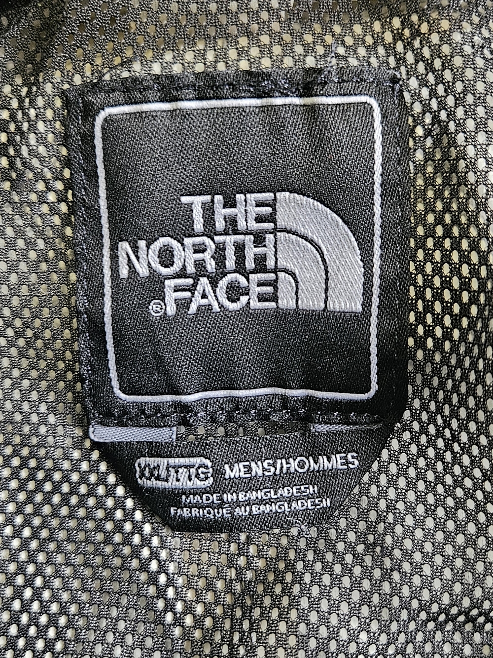 The North Face Black White Raincoat